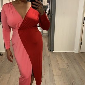 ASOS Valli Inspo Two tone dress